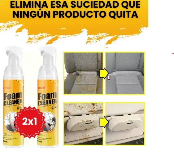 ESPUMA LIMPIADORA MULTIUSOS - 2 POR EL PRECIO DE 1